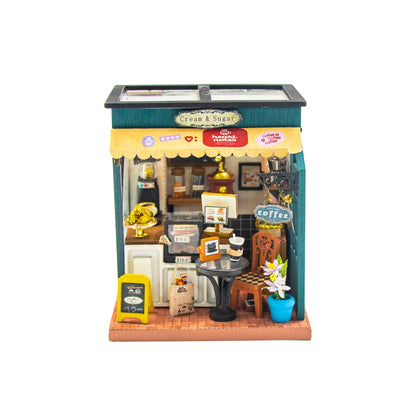 DIY Miniature House Kit: Cream & Sugar