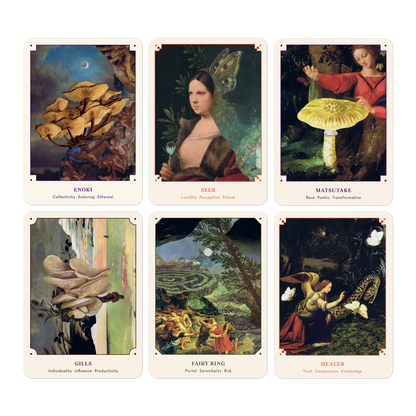 The Mushroom Oracle: 44 Card Deck and Guidebook
