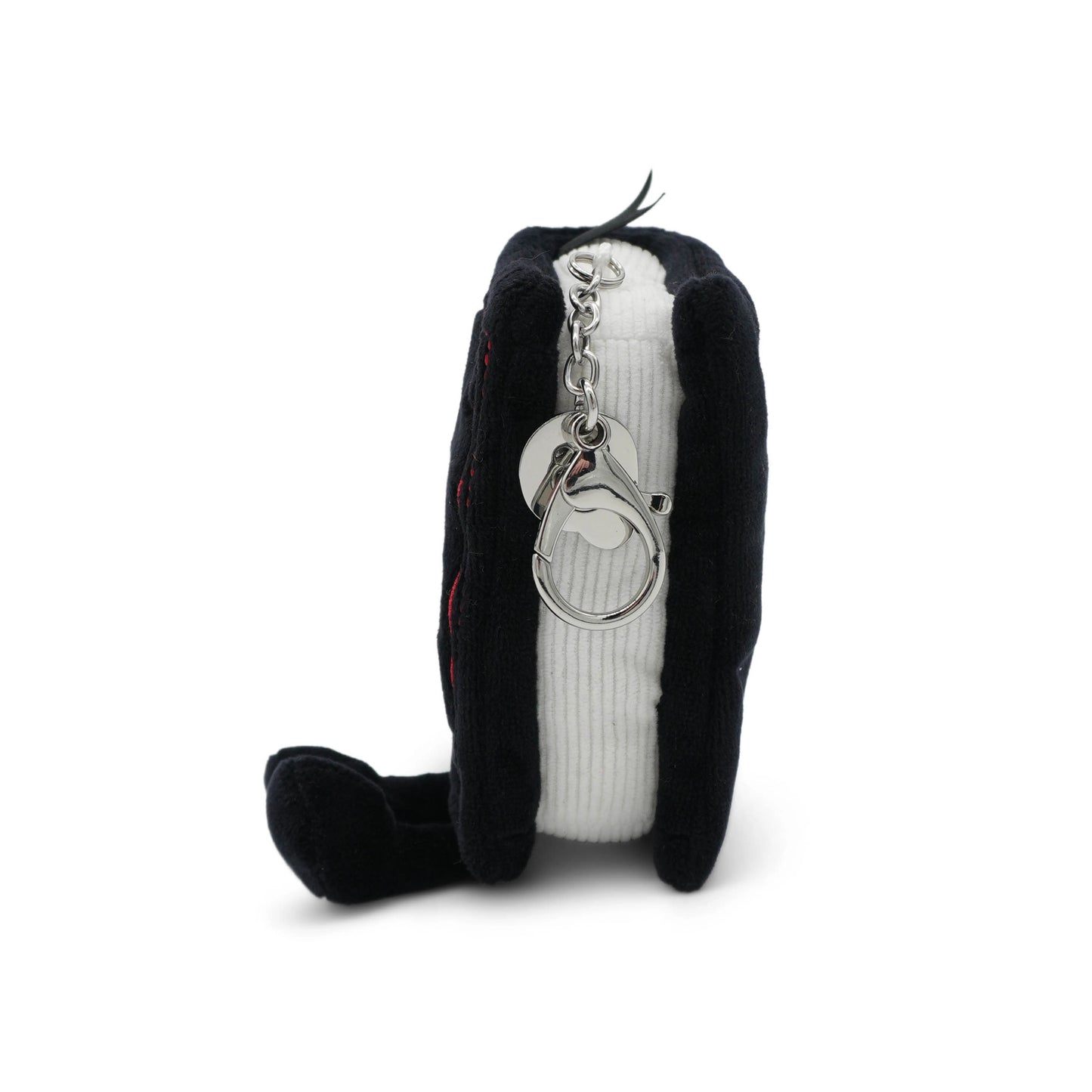 "I Like My Horrors Sinister & Disturbing" Book Plush Bag Charm