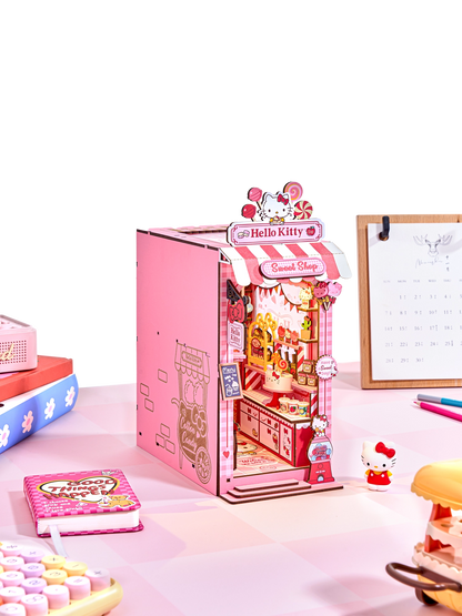 Hello Kitty® Sweet Shop - DIY Book Nook Kit (Miniature Candy Shop)