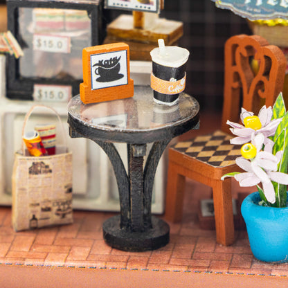 DIY Miniature House Kit: Cream & Sugar