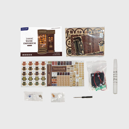 Wand Emporium - DIY Book Nook Kit (Miniature Wizard Shop)