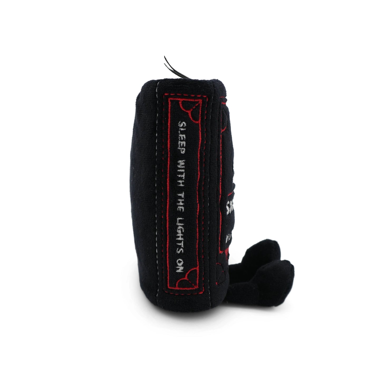"I Like My Horrors Sinister & Disturbing" Book Plush Bag Charm