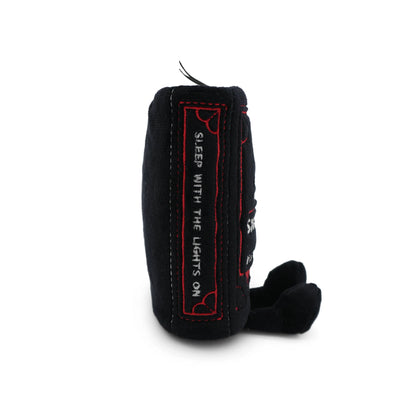 "I Like My Horrors Sinister & Disturbing" Book Plush Bag Charm