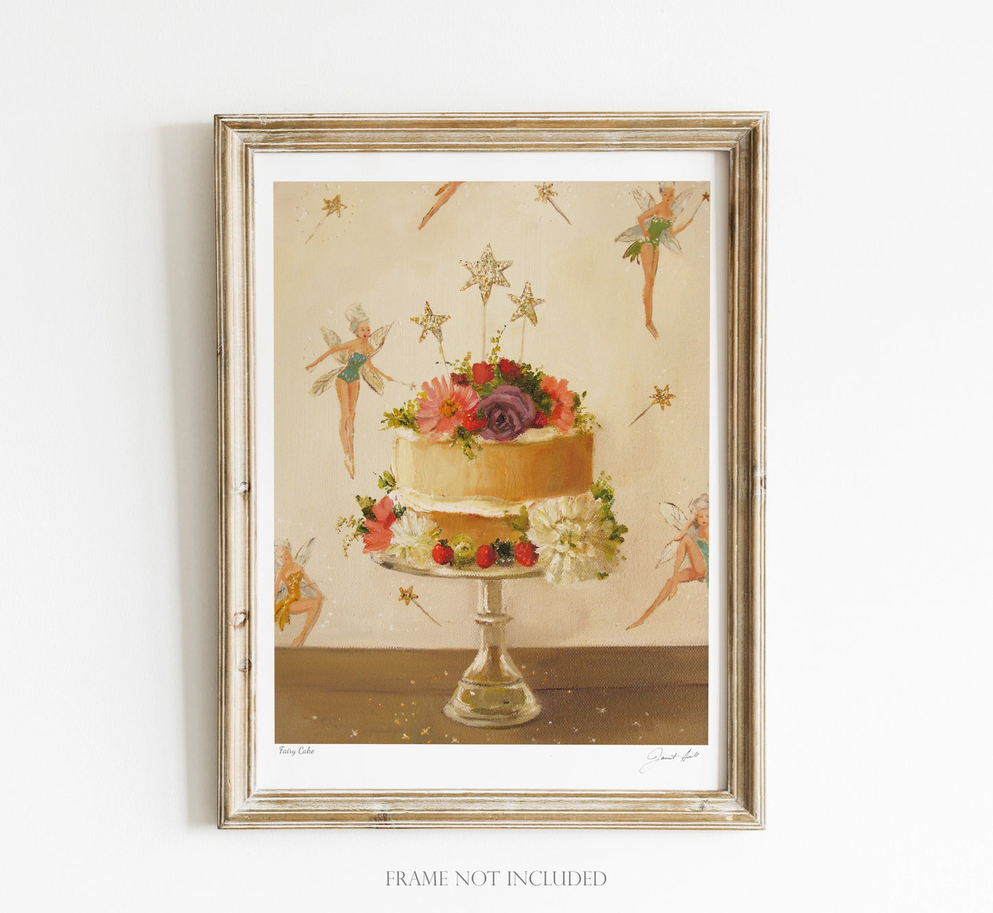 Fairy Cake, Open Edition Print by Janet Hill