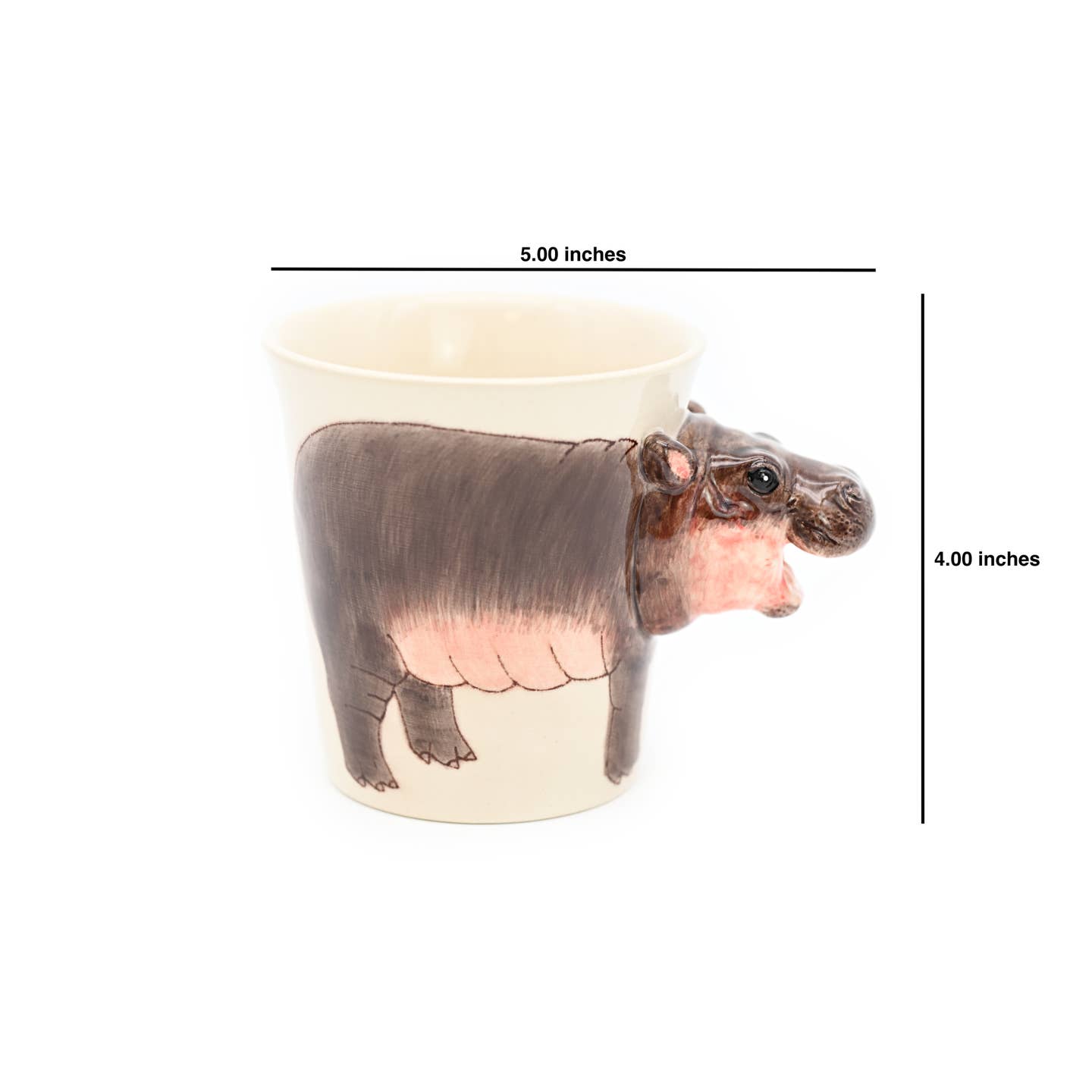 Lovely Hippo Mug 10 oz
