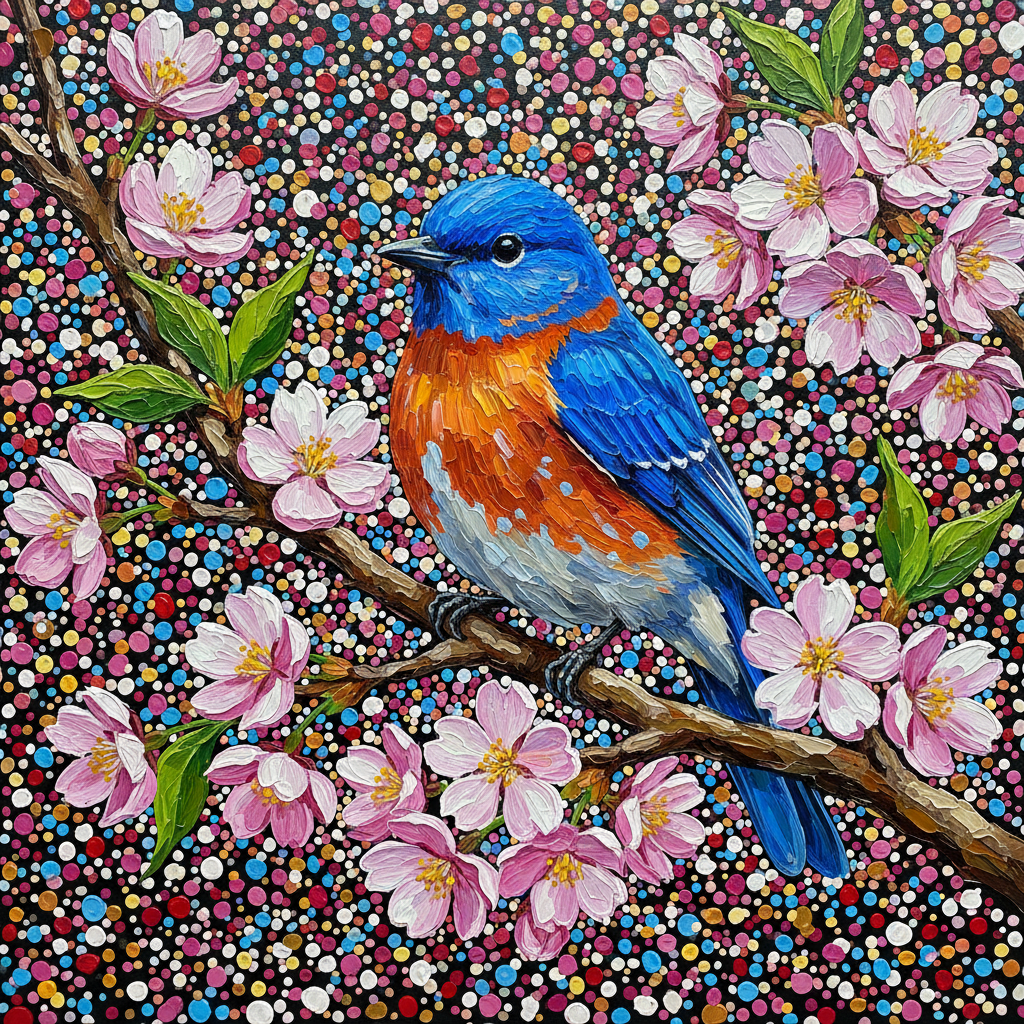 Northeastern American Birds & Flowers Prints Spring Vibes