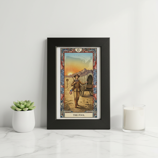 America 250 Tarot Series — The Fool, a commemorative tarot collection celebrating 1776–2026.