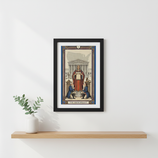 America 250 Tarot Series — The Hierophant a commemorative tarot collection celebrating 1776–2026.
