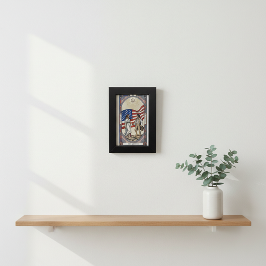 America 250 Tarot Series — The Lovers a commemorative tarot collection celebrating 1776–2026.