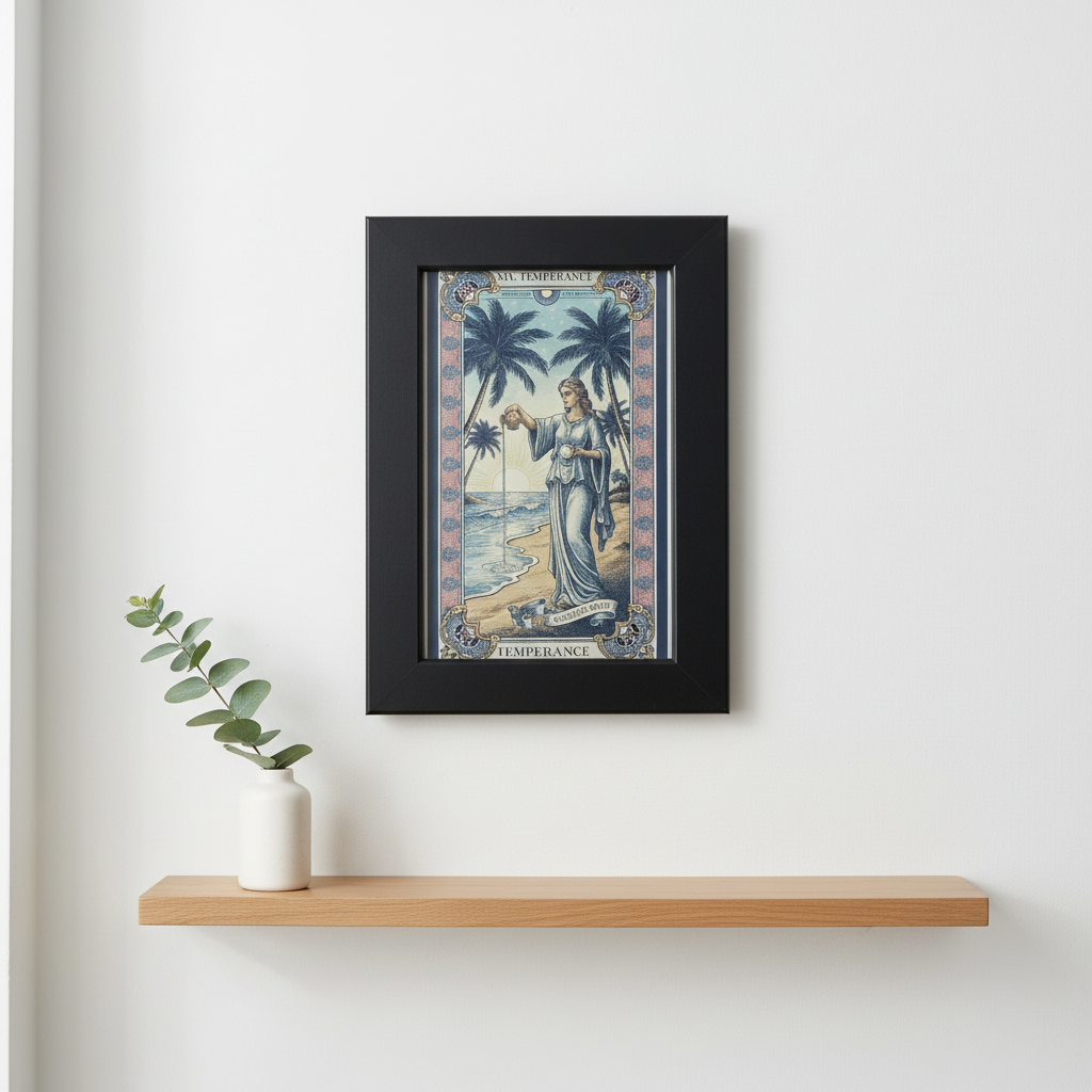 America 250 Tarot Series —Temperance a commemorative tarot collection celebrating 1776–2026.