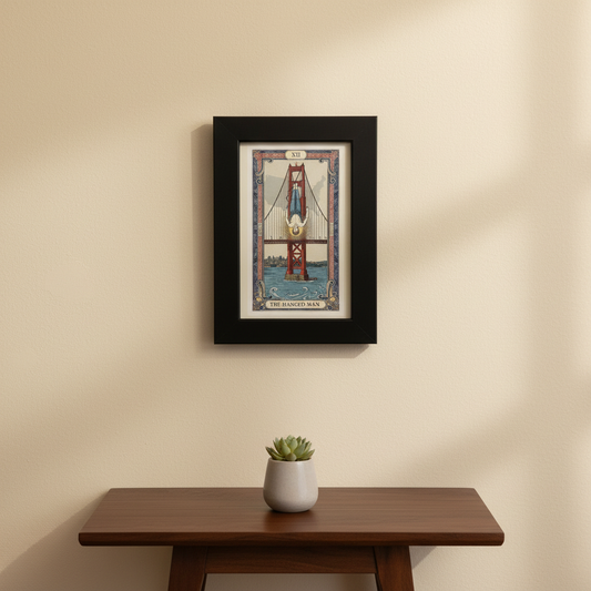 America 250 Tarot Series — The Hanged Man a commemorative tarot collection celebrating 1776–2026.