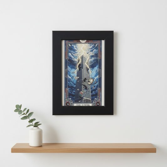 America 250 Tarot Series —The Tower a commemorative tarot collection celebrating 1776–2026.