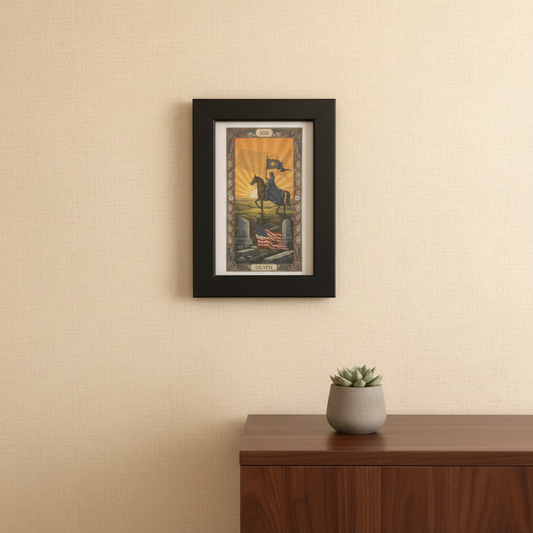 America 250 Tarot Series —Death a commemorative tarot collection celebrating 1776–2026.