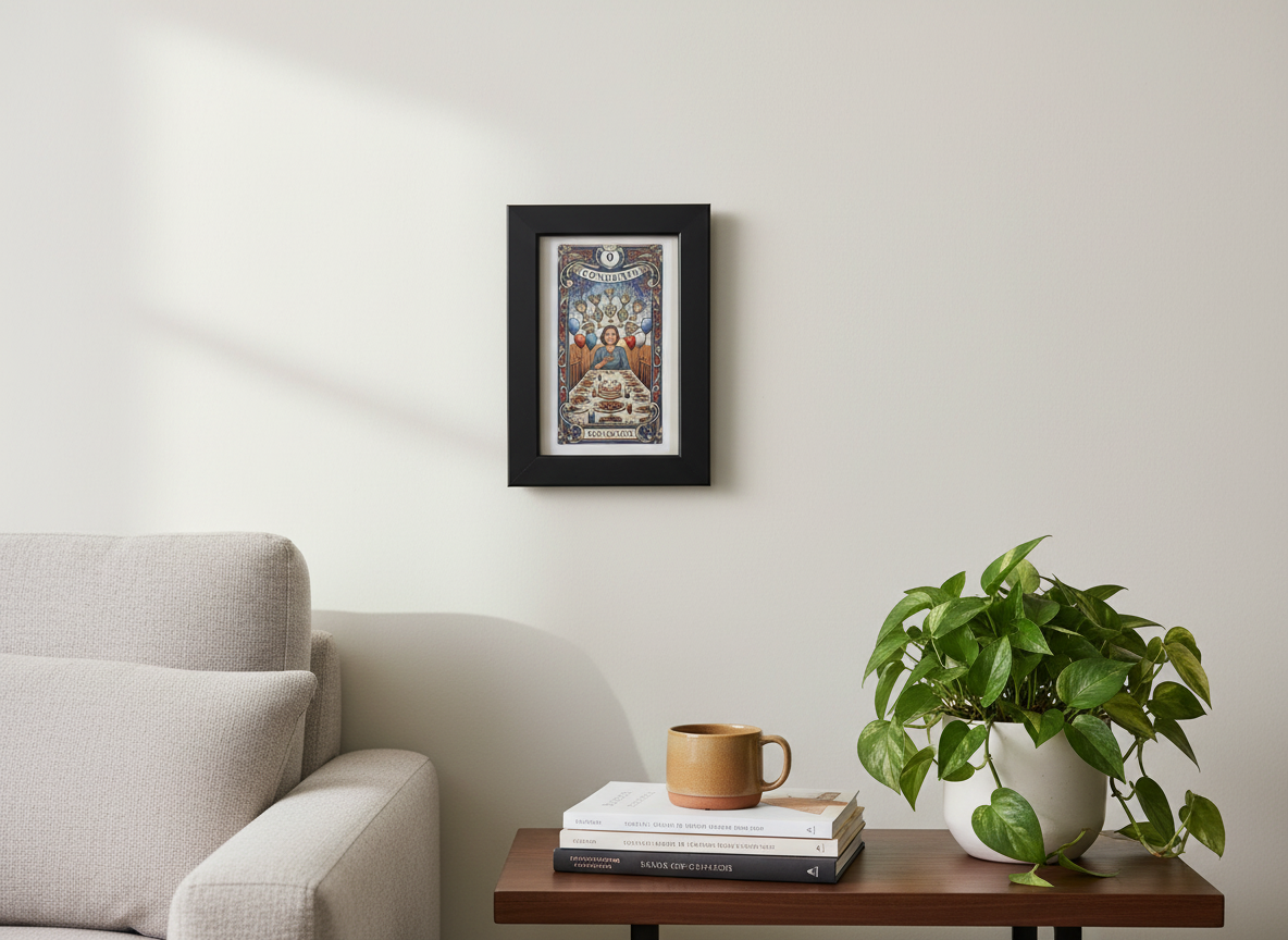 America 250 Tarot Series - Nine of Cups a commemorative tarot collection celebrating 1776–2026. (Copy) (Copy)