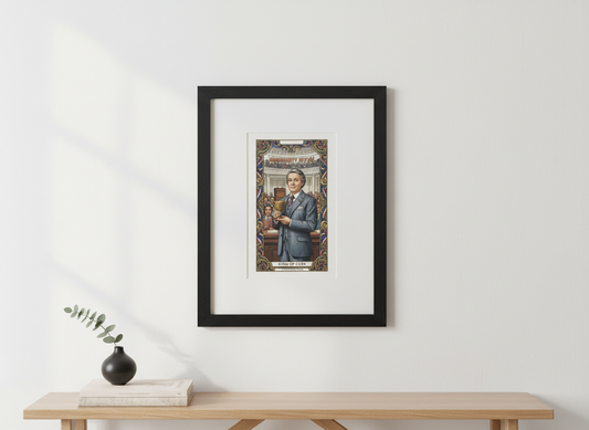 America 250 Tarot Series - King of Cups, a commemorative tarot collection celebrating 1776–2026.