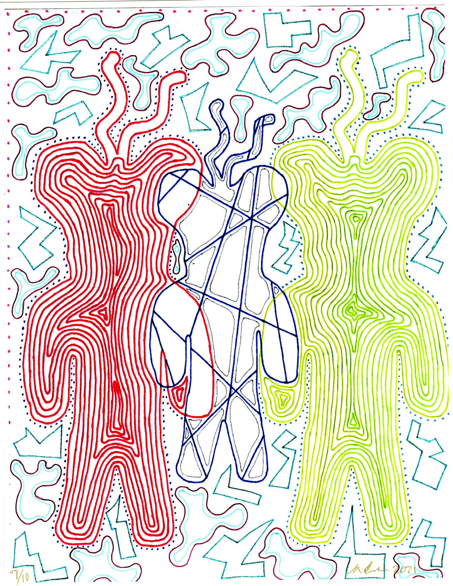 Michon Proctor: Intergalactic Space Bears Portrait 1
