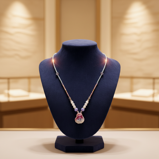 Tiantian Li- Hand made necklace (sterling silver and mix gem stone)