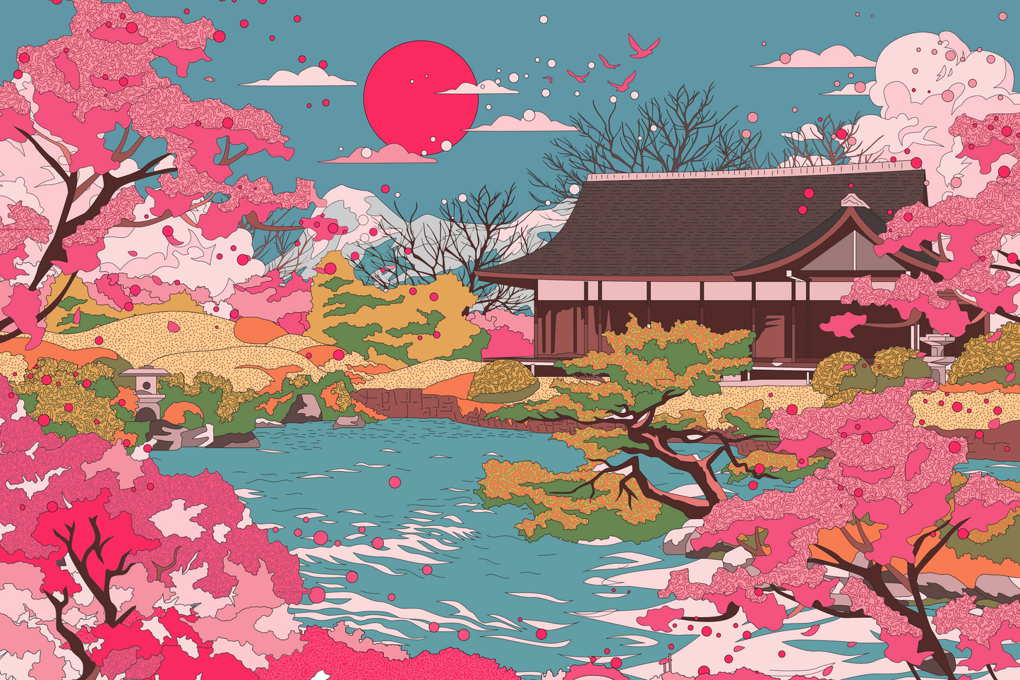 Philly Japanese Garden Print