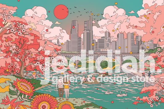 Mega Asellia: Sakura on the Schuylkill River