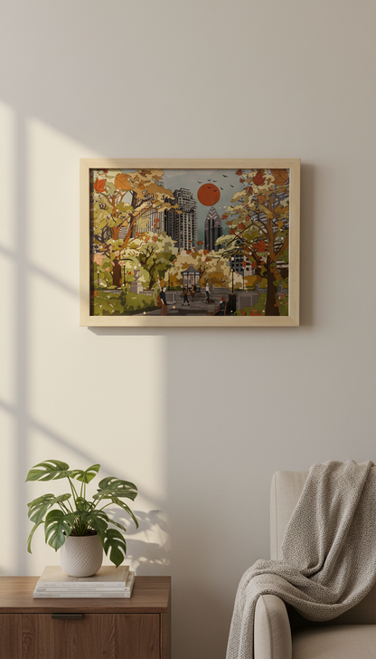 Mega Asellia: Foliage in Rittenhouse Square