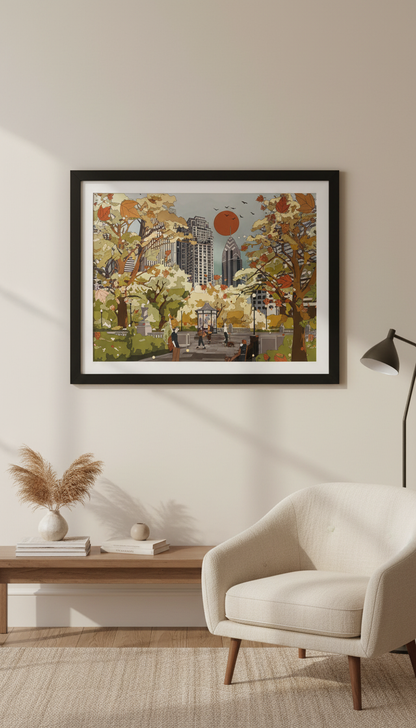 Mega Asellia: Foliage in Rittenhouse Square