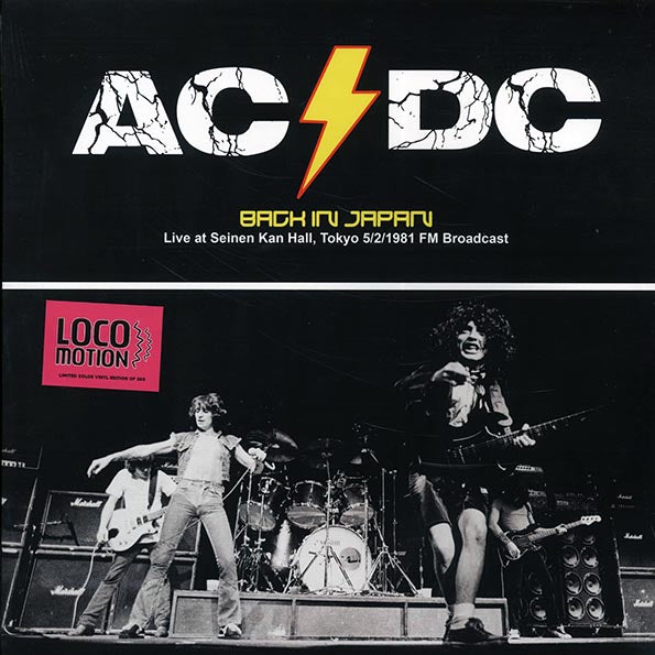 AC/DC - Back In Japan: Live At Seinen Kan Hall, Tokyo 5/2/1981 FM