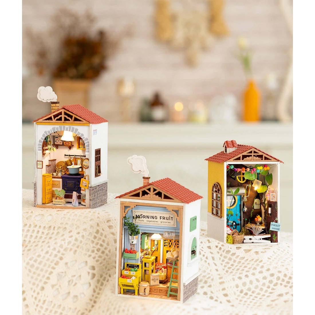 DS009, DIY Miniature House Kit: Morning Fruit Store
