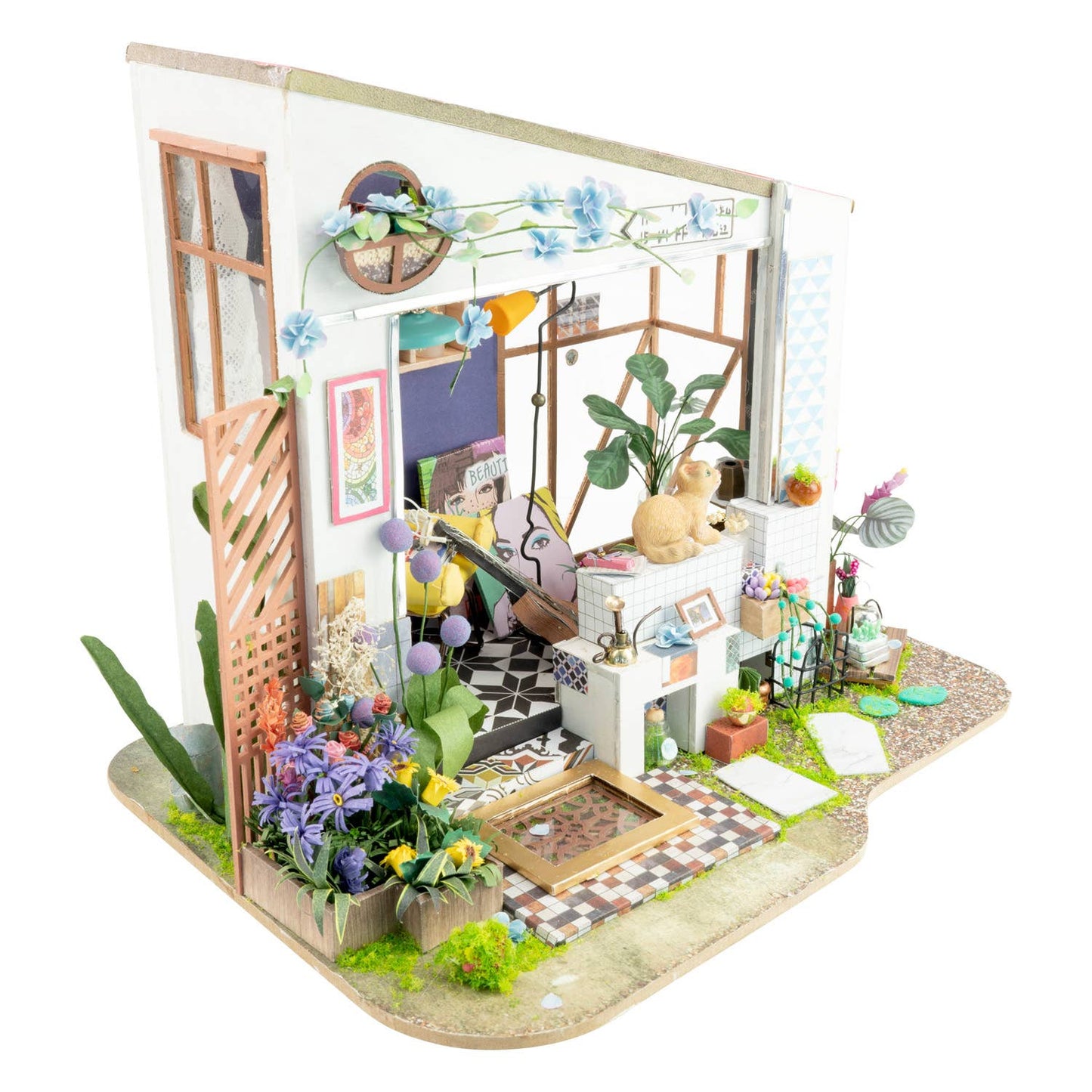 Lily's Porch DIY Miniature Dollhouse Kit