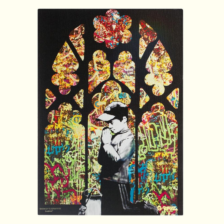 Banksy's CHURCH OF GRAFFITI CANVAS WALL ART