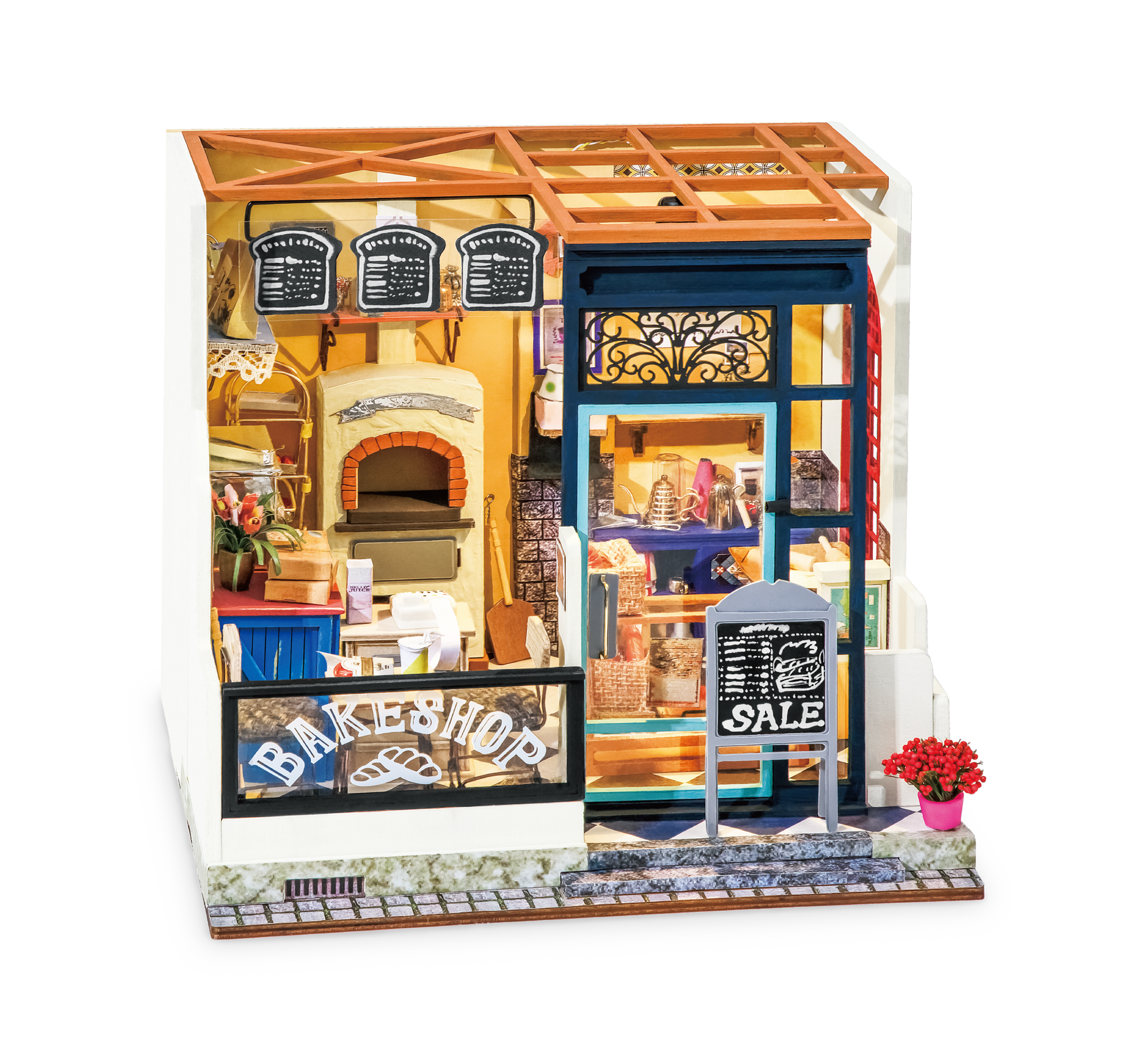 Bake Shop DIY Miniature Dollhouse Kit