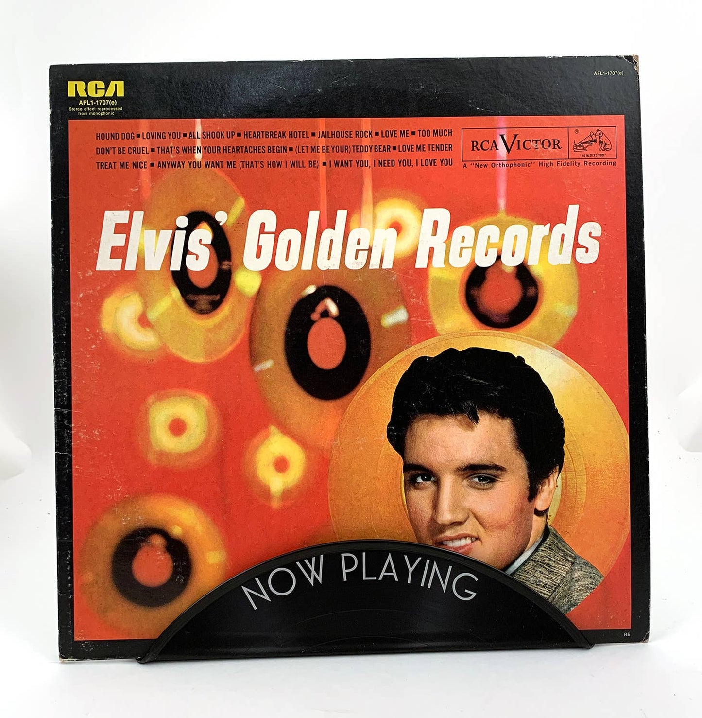 LP Vinyl Record Album Cover Display Stand