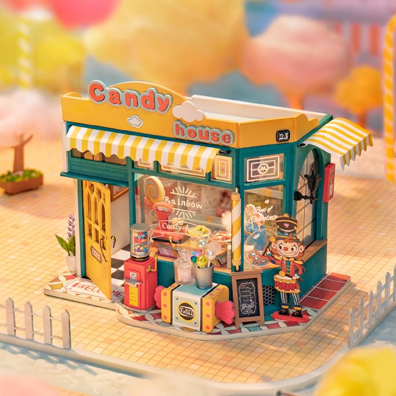 Rainbow Candy House DIY Miniature House DG158
