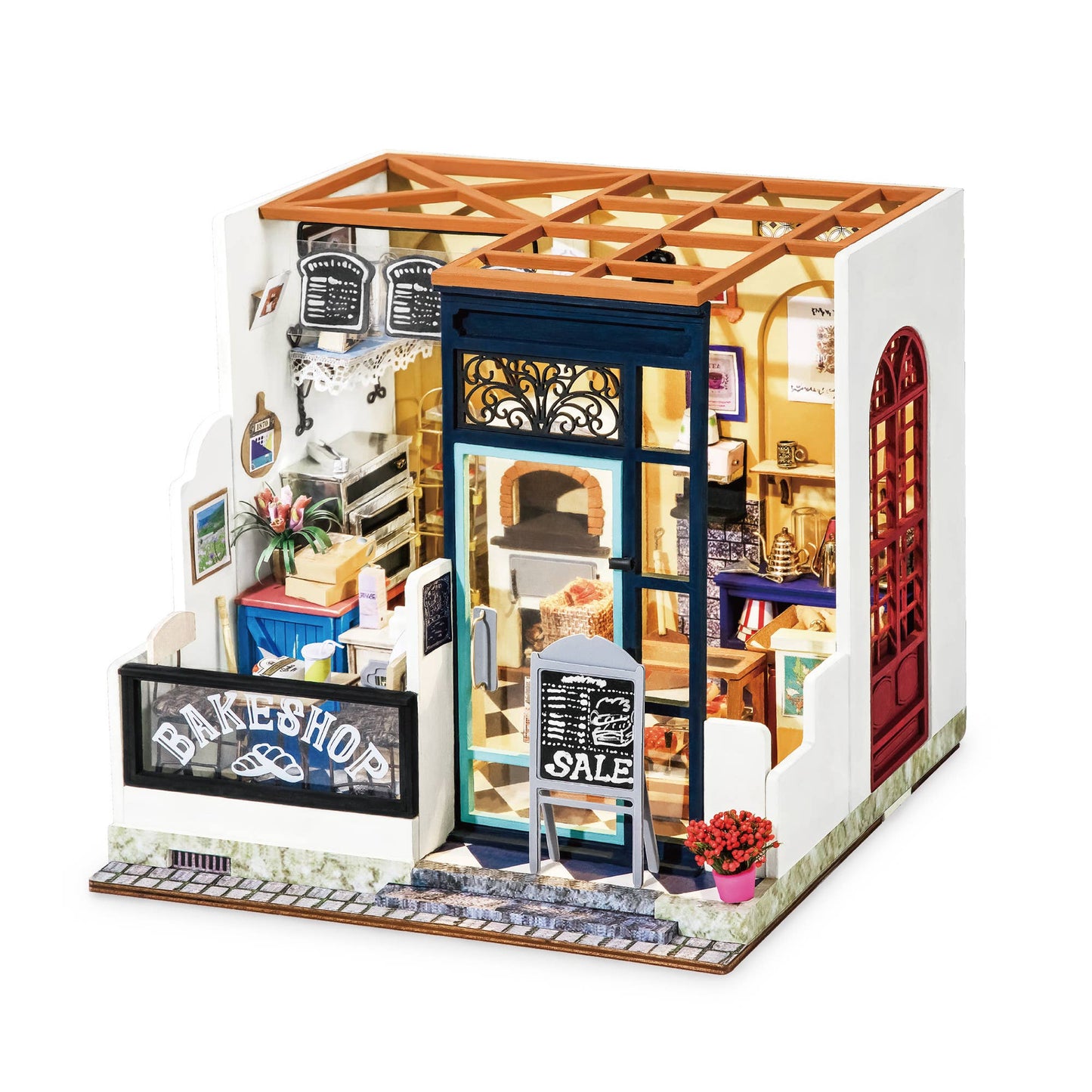 Bake Shop DIY Miniature Dollhouse Kit