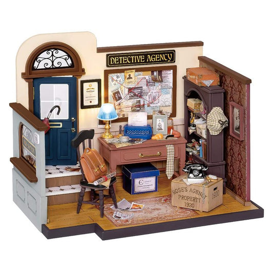 Mose's Detective Agency DIY Miniature House Kit DG157