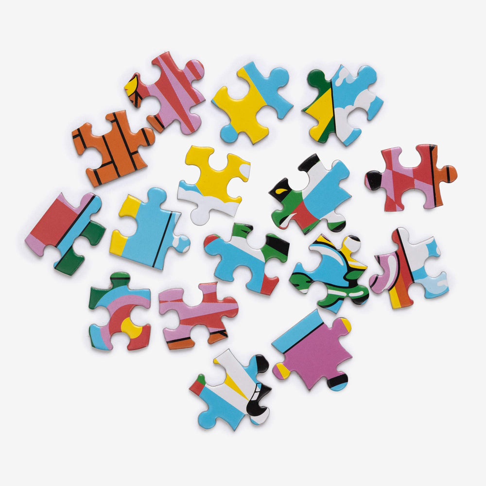 Dreamland A 500-Piece Jigsaw Puzzle & Stickers : Jigsaw Puzzles for Adults