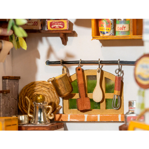 DS011, DIY Miniature House Kit: Flavor Kitchen