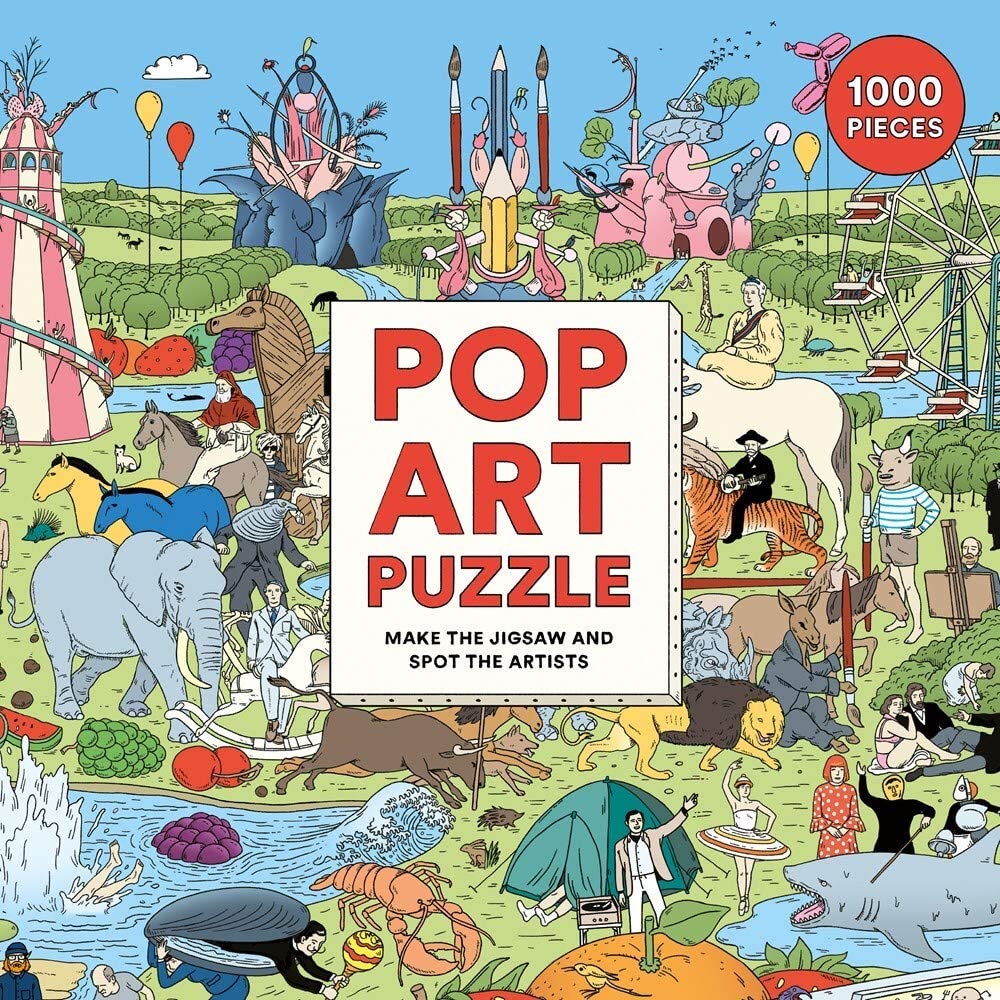 Pop Art Puzzle - Make The Jigsaw and Spot The Artists - 1000 Piece Jigsaw Puzzle