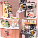 Double Joy Bubble Tea DIY Plastic House