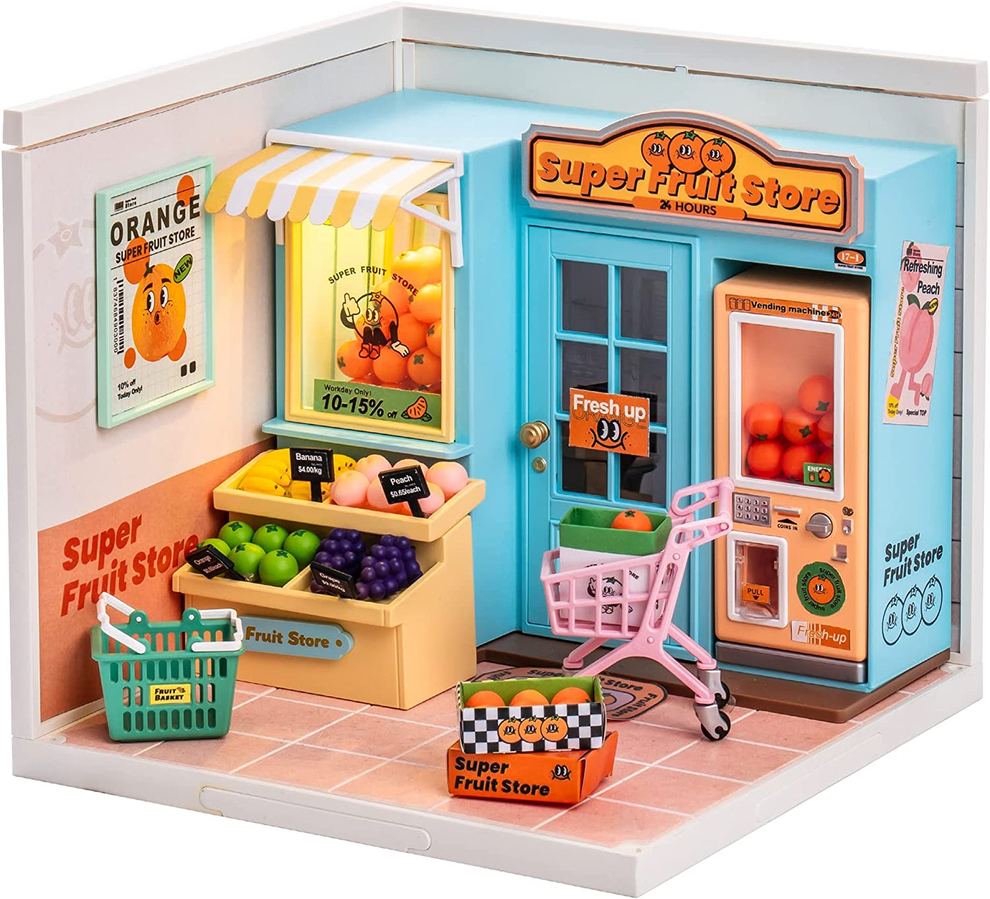 Daily VC Fruit Store DIY Plastic House