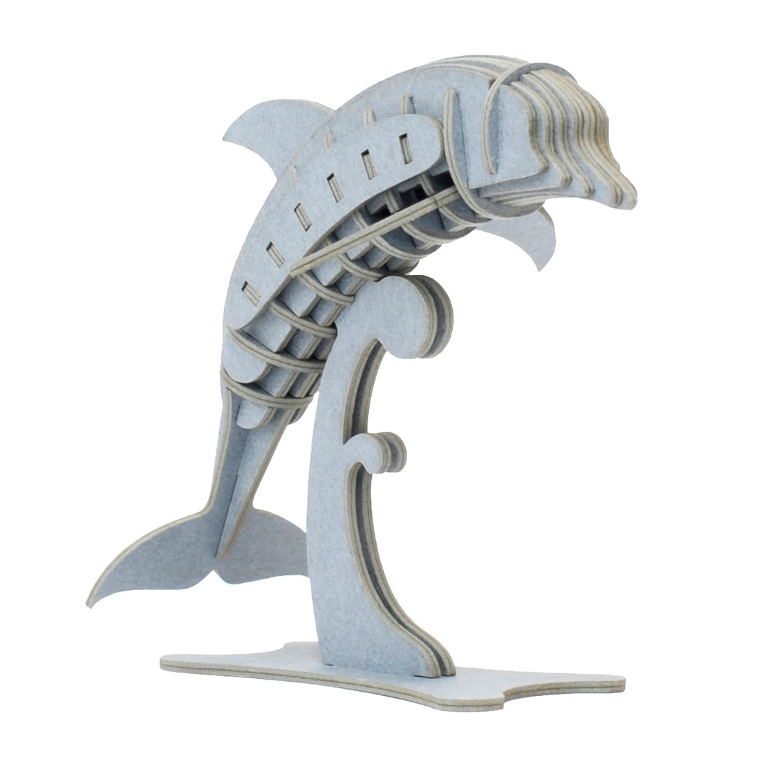 JIGZLE Dolphin 3D Paper Puzzle Laser Cut Miniature Animals