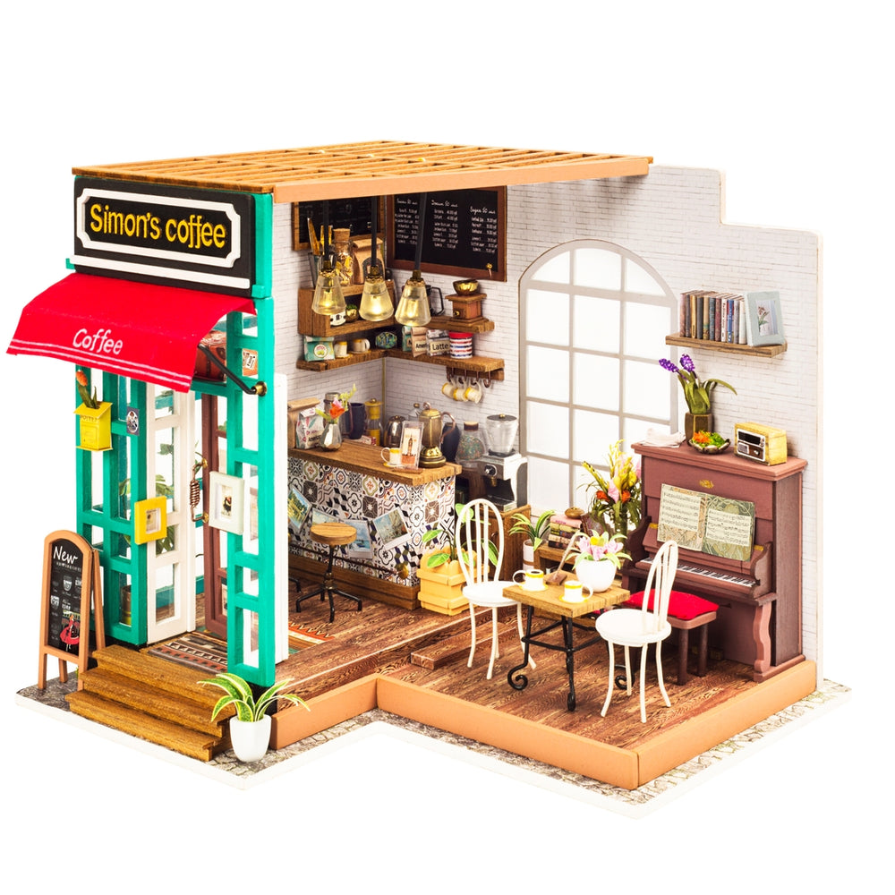 Simon's Coffee DIY Miniature Dollhouse Kit