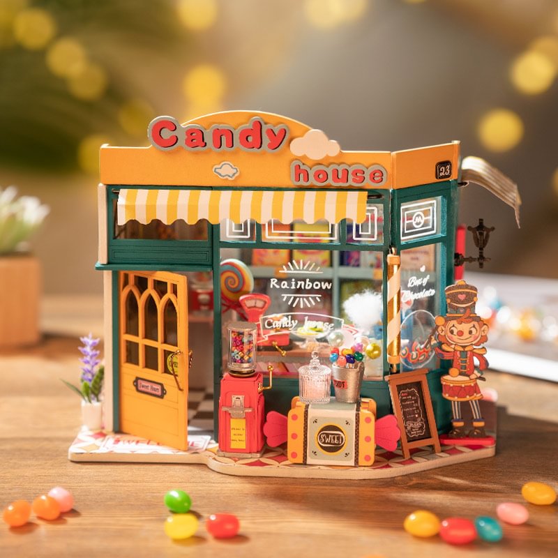 Rainbow Candy House DIY Miniature House DG158