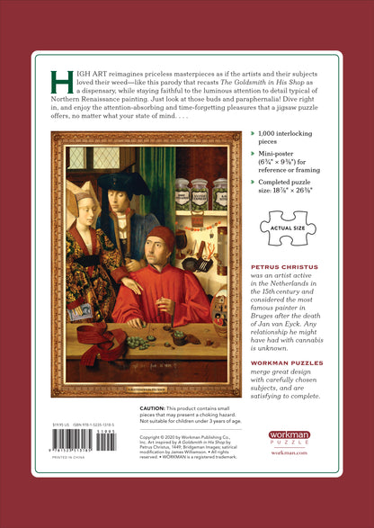 High Art: A Budtender in His Shop 1,000-Piece Puzzle