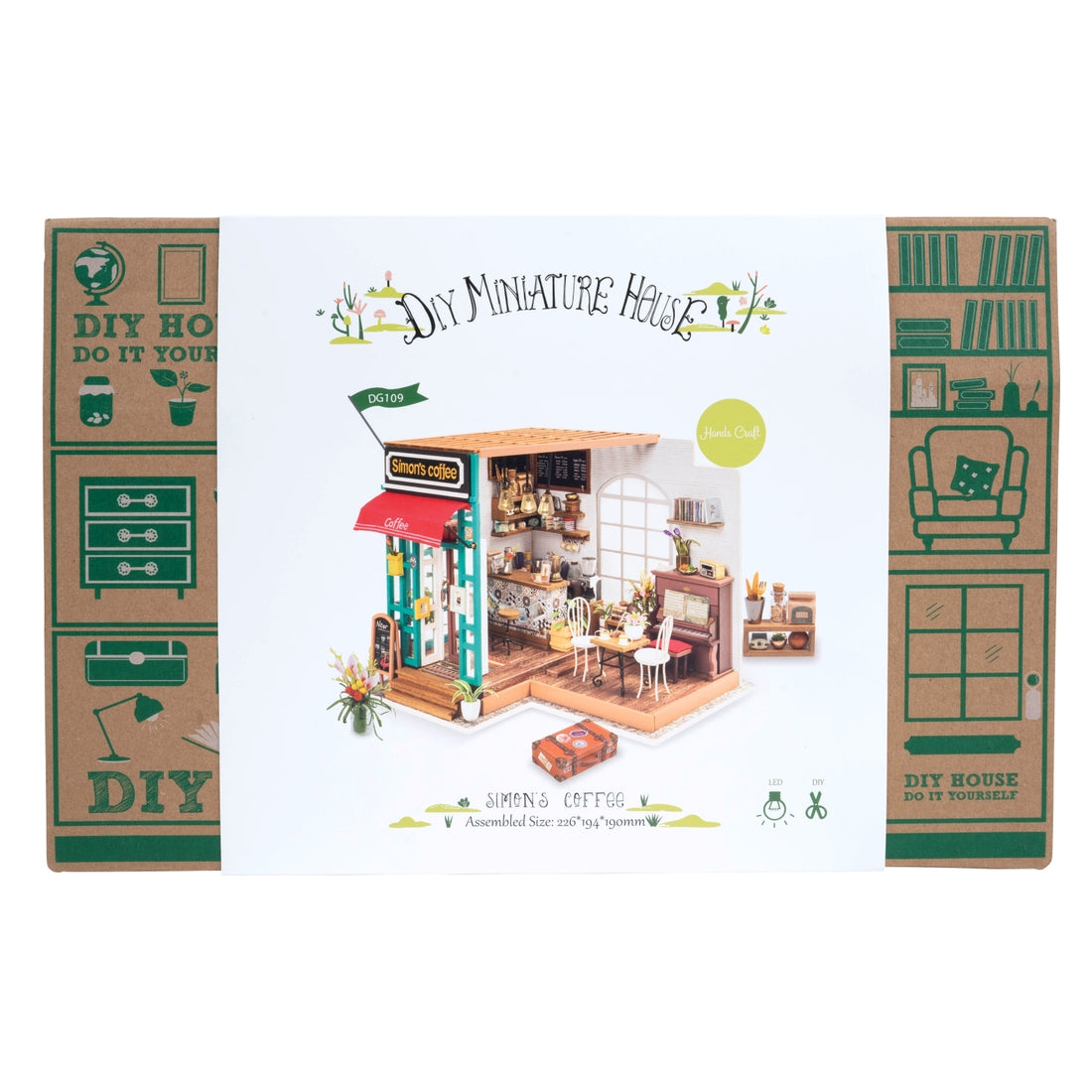 Simon's Coffee DIY Miniature Dollhouse Kit