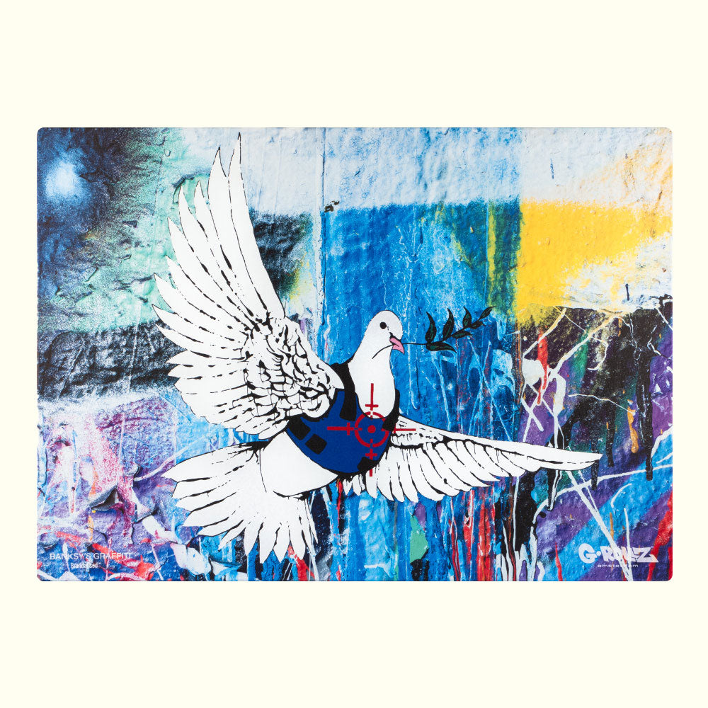 Banksy's ARMOURED DOVE ALT CANVAS WALL ART