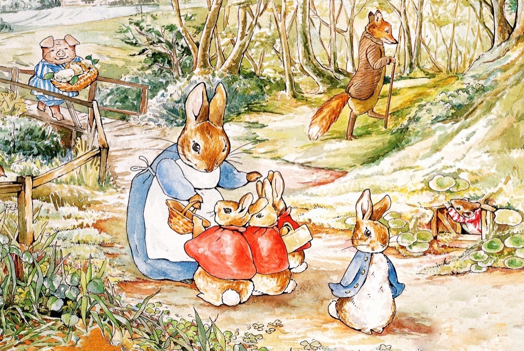 Peter Rabbit and Family 48 Piece Puzzle