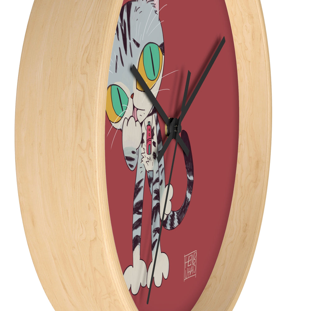 Henbuhao Happy Cat Clock