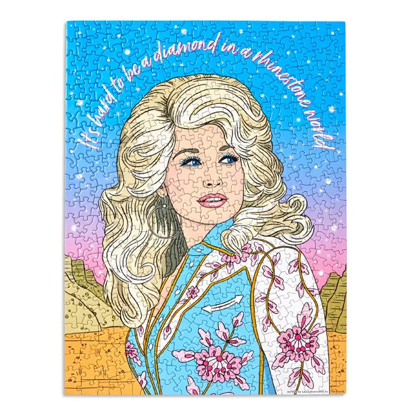 Dolly Cowgirl Diamond Puzzle 500 Piece Puzzle