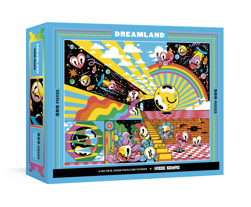 Dreamland A 500-Piece Jigsaw Puzzle & Stickers : Jigsaw Puzzles for Adults